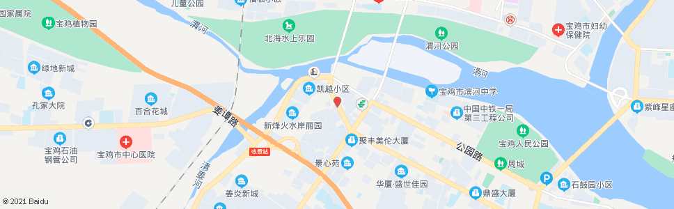 宝鸡广元南路_公交站地图_宝鸡公交_妙搜公交查询2024