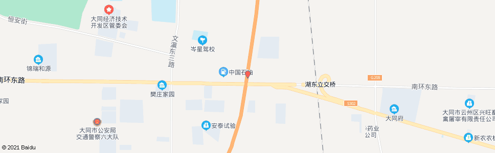 大同开发区(S302)_公交站地图_大同公交_妙搜公交查询2024