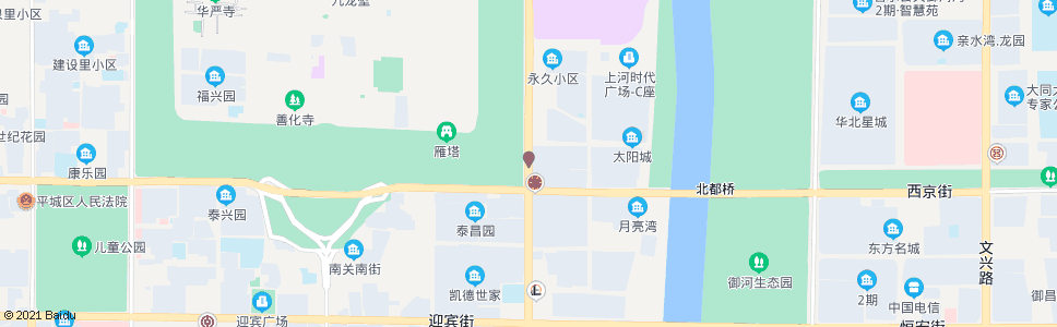 大同御河西路北都街口_公交站地图_大同公交_妙搜公交查询2024