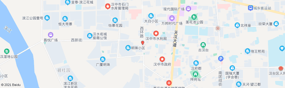 汉中西门口_公交站地图_汉中公交_妙搜公交查询2024