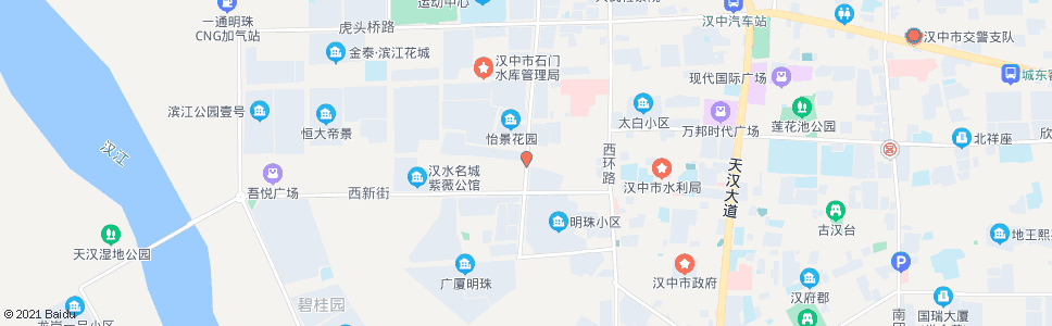 汉中西一环_公交站地图_汉中公交_妙搜公交查询2024
