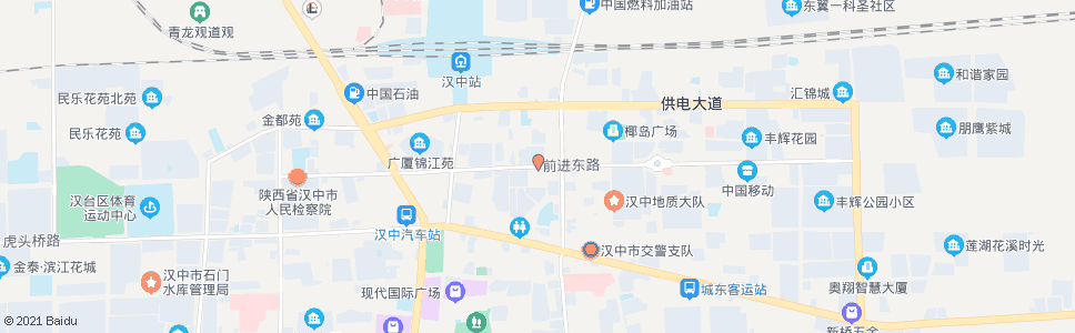 汉中前进路综合市场_公交站地图_汉中公交_妙搜公交查询2024