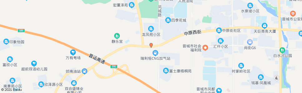 晋城凤城路口_公交站地图_晋城公交_妙搜公交查询2024