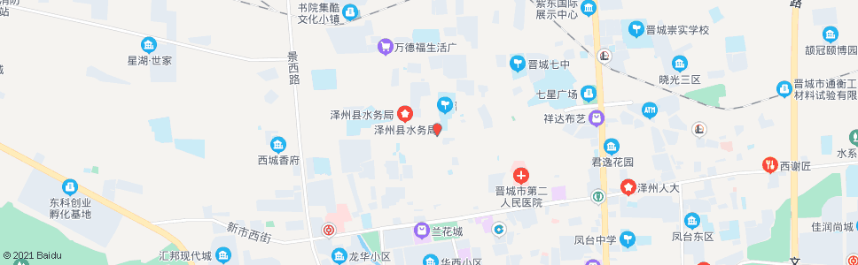 晋城大十字_公交站地图_晋城公交_妙搜公交查询2024