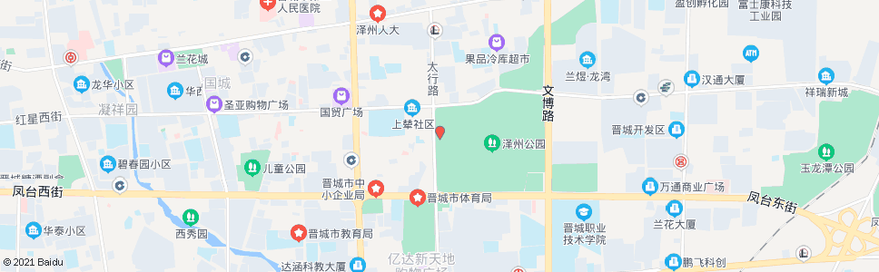 晋城泽州公园_公交站地图_晋城公交_妙搜公交查询2024