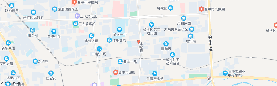 晋中市委宿舍_公交站地图_晋中公交_妙搜公交查询2024