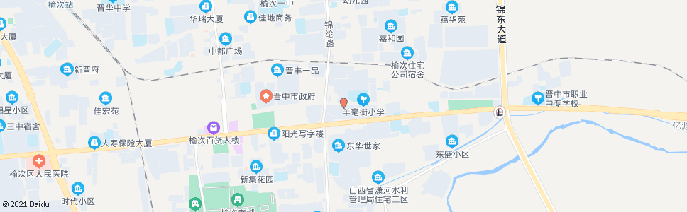 晋中上东庭院_公交站地图_晋中公交_妙搜公交查询2024