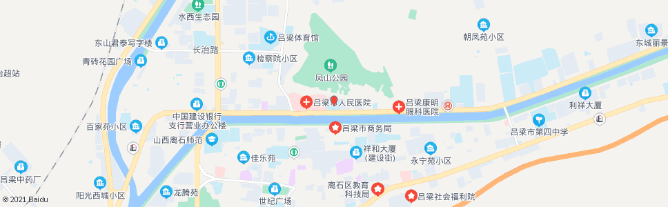 吕梁市卫校_公交站地图_吕梁公交_妙搜公交查询2024