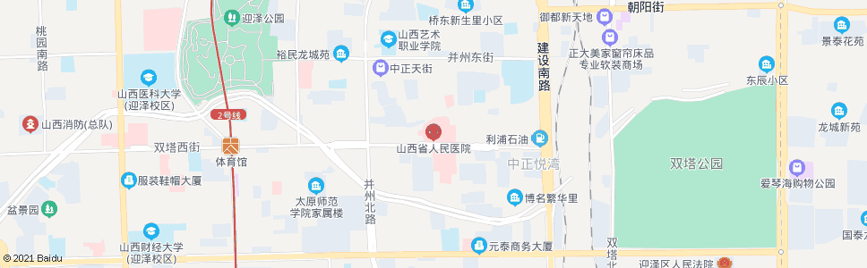 太原山西职工医学院(省人民医院)_公交站地图_太原公交_妙搜公交查询2024