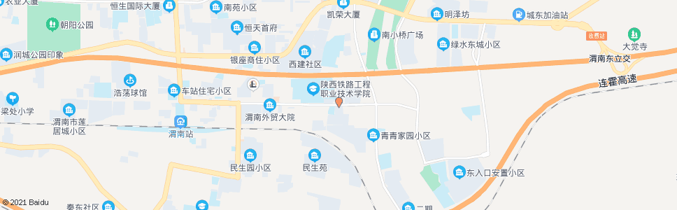 渭南南水厂_公交站地图_渭南公交_妙搜公交查询2024