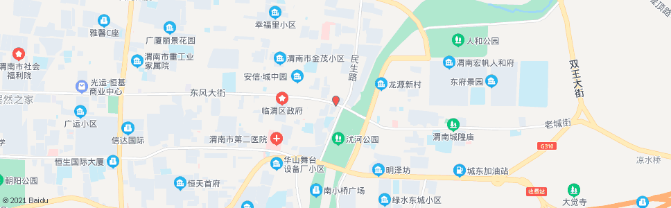 渭南小桥十字_公交站地图_渭南公交_妙搜公交查询2024