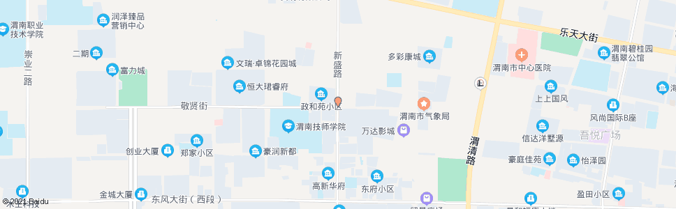 渭南新盛路南口_公交站地图_渭南公交_妙搜公交查询2024