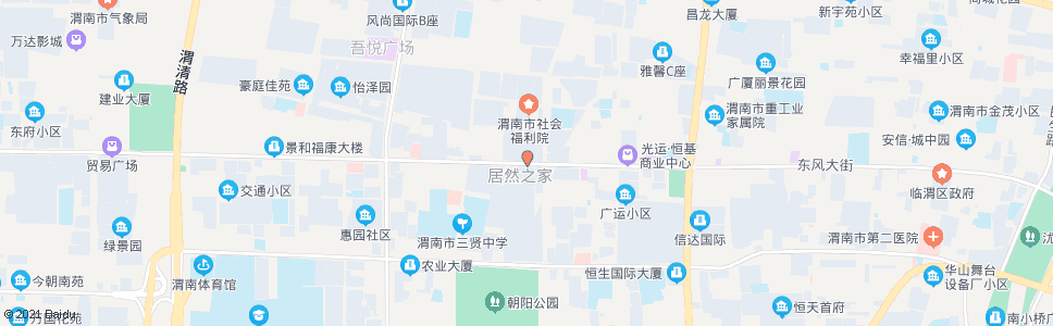 渭南金水路十字_公交站地图_渭南公交_妙搜公交查询2024