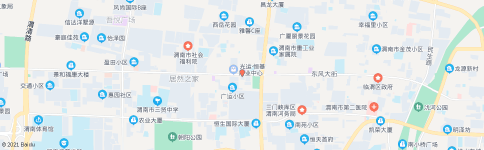 渭南西岳路十字_公交站地图_渭南公交_妙搜公交查询2024