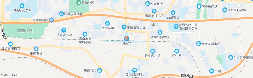 渭南渭桥市场_公交站地图_渭南公交_妙搜公交查询2024