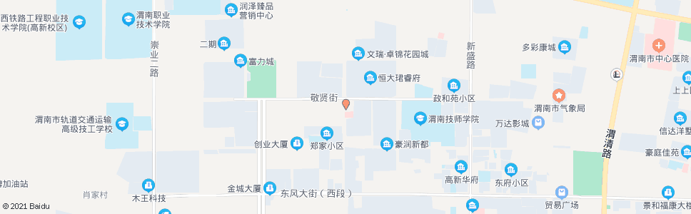 渭南公安高新分局_公交站地图_渭南公交_妙搜公交查询2024
