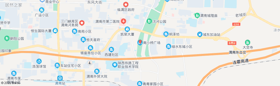 渭南南小桥_公交站地图_渭南公交_妙搜公交查询2024
