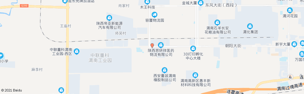 渭南朝阳街十字_公交站地图_渭南公交_妙搜公交查询2024