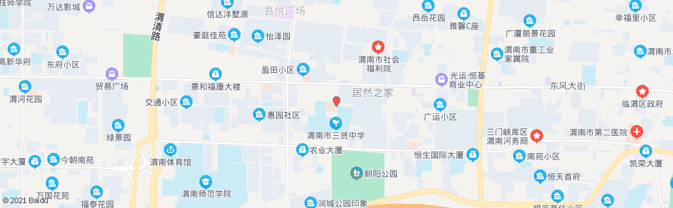 渭南人民银行_公交站地图_渭南公交_妙搜公交查询2024