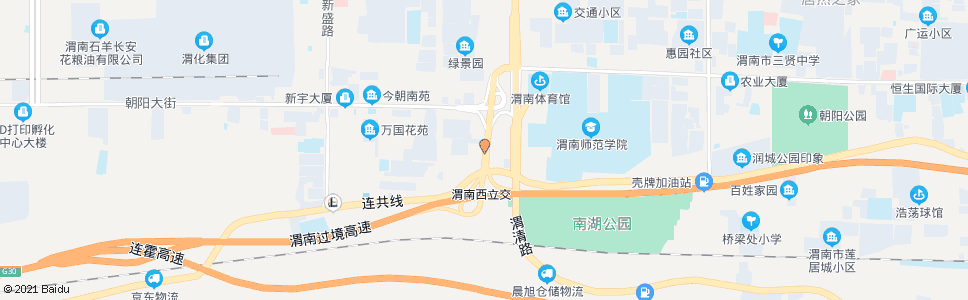 渭南高速路西入口_公交站地图_渭南公交_妙搜公交查询2024