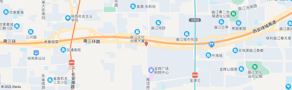 西安东三爻东_公交站地图_西安公交_妙搜公交查询2024