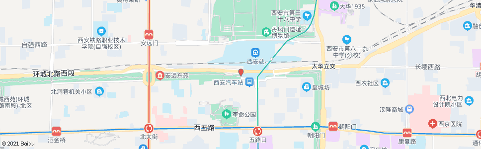 西安咸阳火车站_公交站地图_西安公交_妙搜公交查询2024