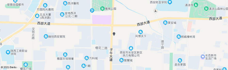 西安杜城加油站_公交站地图_西安公交_妙搜公交查询2024