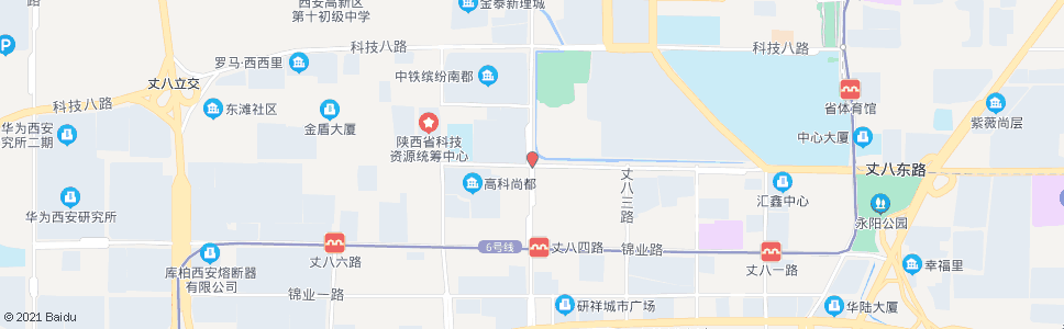 西安郁家庄_公交站地图_西安公交_妙搜公交查询2024