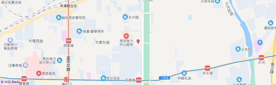 西安王家坟_公交站地图_西安公交_妙搜公交查询2024
