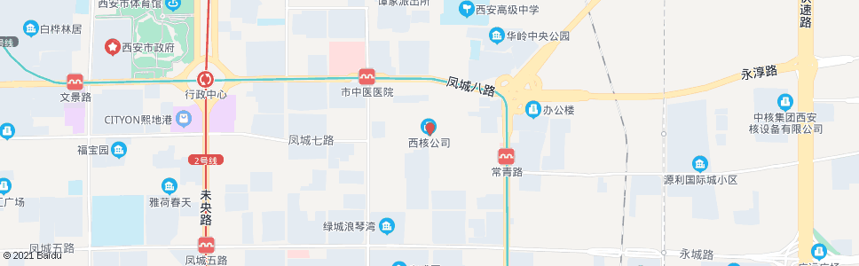 西安渭滨路常青路口_公交站地图_西安公交_妙搜公交查询2024
