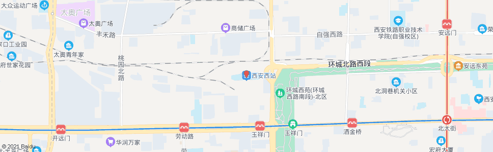 西安耿西_公交站地图_西安公交_妙搜公交查询2024