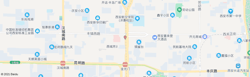 西安渭城信用联社_公交站地图_西安公交_妙搜公交查询2024