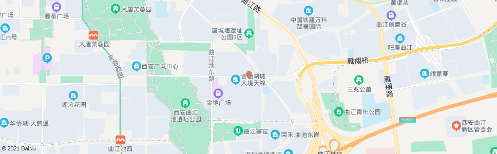 西安曲江池北路新开门路口_公交站地图_西安公交_妙搜公交查询2024