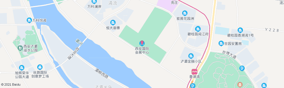 西安国展中心_公交站地图_西安公交_妙搜公交查询2024