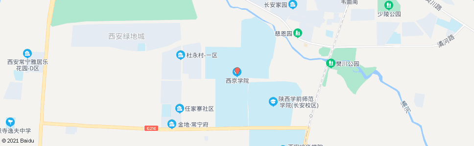 西安西京大学_公交站地图_西安公交_妙搜公交查询2024