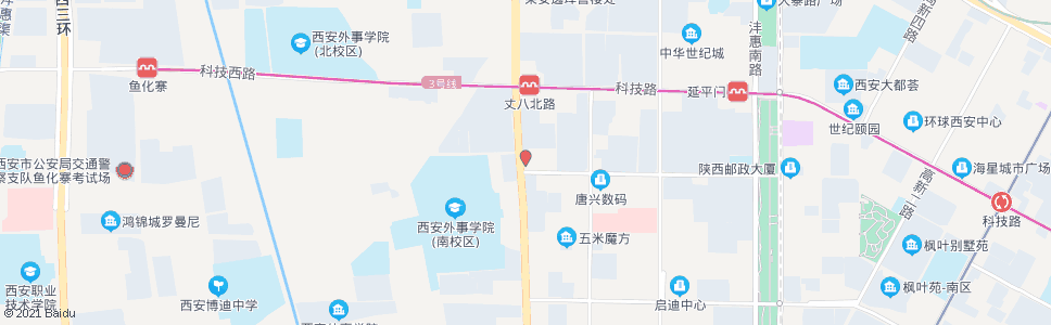 西安西辛庄_公交站地图_西安公交_妙搜公交查询2024