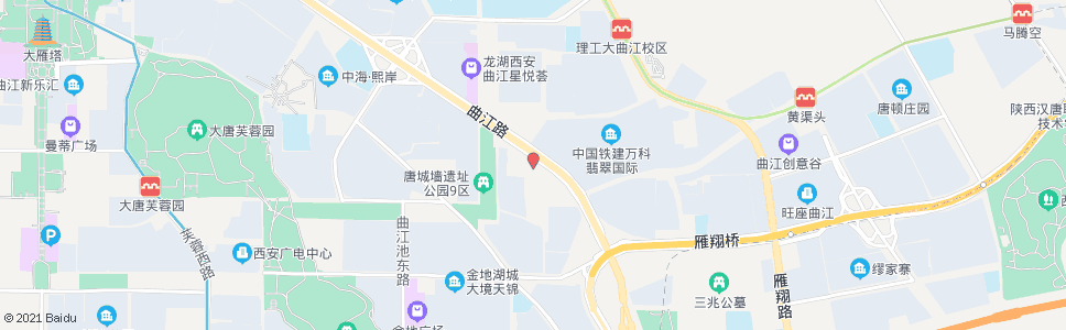西安曲江街办_公交站地图_西安公交_妙搜公交查询2024