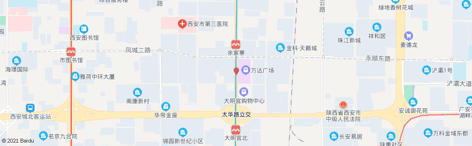 西安西铁小区_公交站地图_西安公交_妙搜公交查询2024