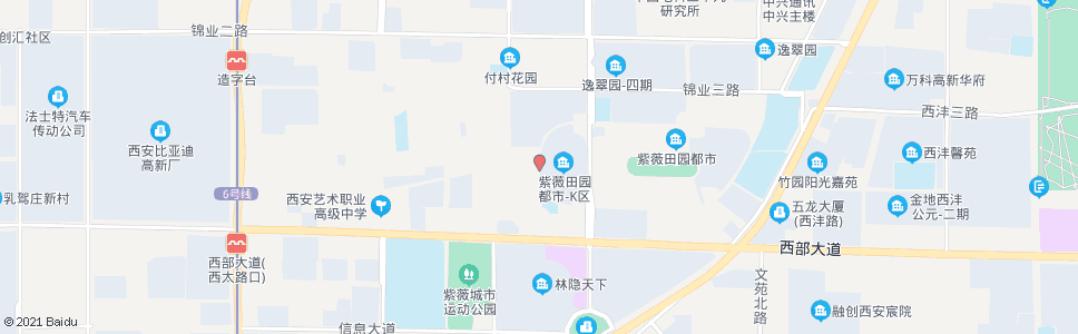西安艺术大道西段_公交站地图_西安公交_妙搜公交查询2024