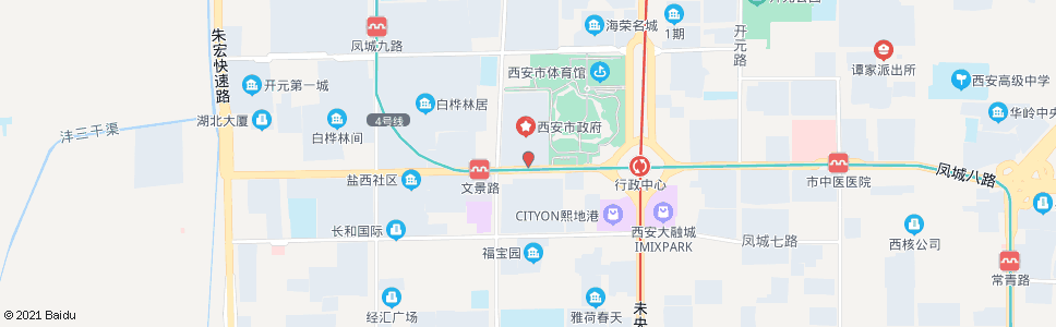 西安渭城桥_公交站地图_西安公交_妙搜公交查询2024