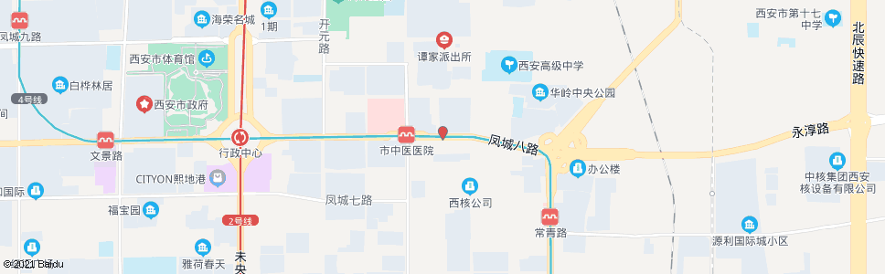 西安张家堡新区_公交站地图_西安公交_妙搜公交查询2024