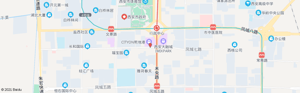 西安张家堡南街_公交站地图_西安公交_妙搜公交查询2024