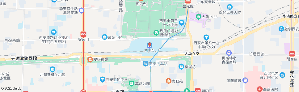 西安公路段_公交站地图_西安公交_妙搜公交查询2024