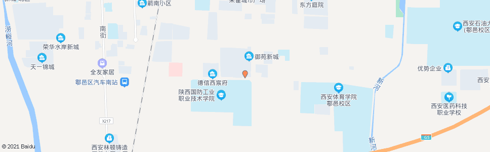 西安户县法院_公交站地图_西安公交_妙搜公交查询2024