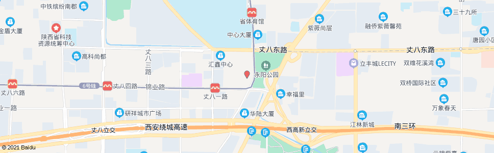 西安高新软件新城_公交站地图_西安公交_妙搜公交查询2024