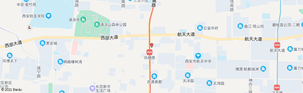 西安韦四村_公交站地图_西安公交_妙搜公交查询2024