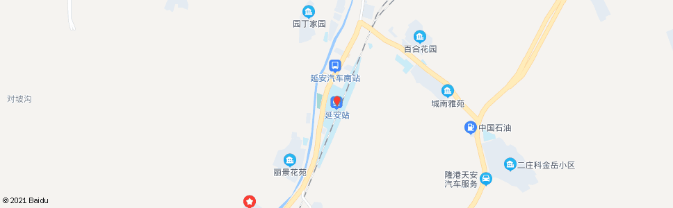 延安塑料厂_公交站地图_延安公交_妙搜公交查询2024