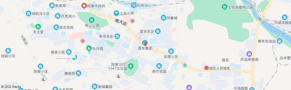 阳泉工商大厦(华龙乐购)_公交站地图_阳泉公交_妙搜公交查询2024
