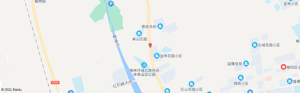 榆林北岳庙村_公交站地图_榆林公交_妙搜公交查询2024