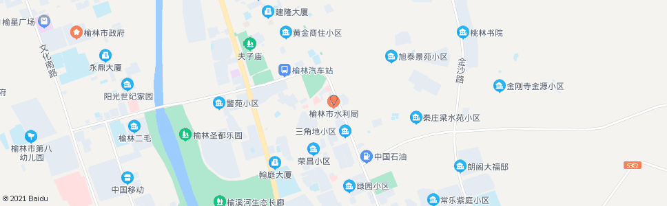 榆林市水利局_公交站地图_榆林公交_妙搜公交查询2024